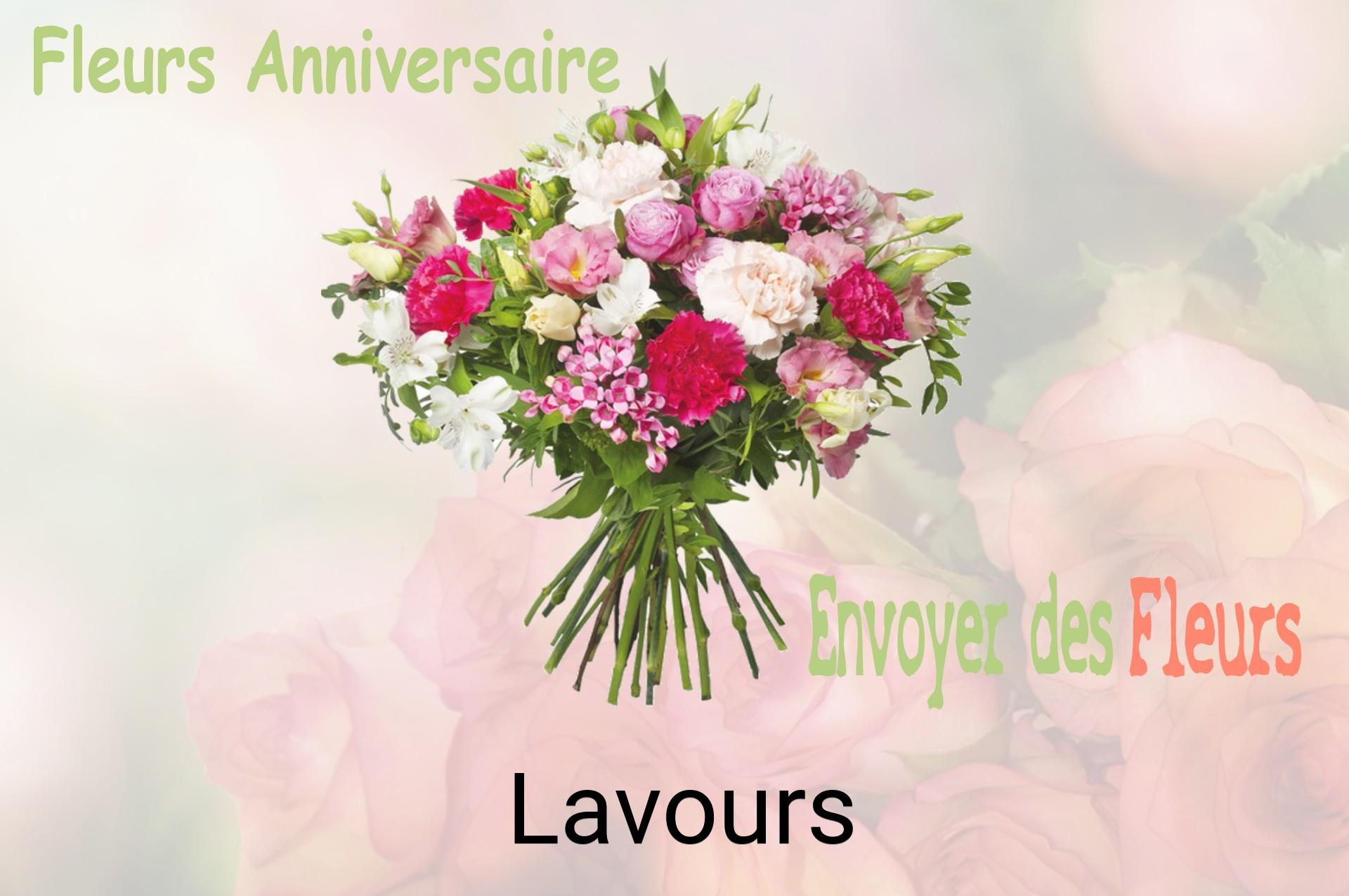 Bouquet de fleurs d’anniversaire livré à Lavours